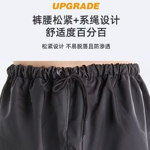 小燕子单条雨裤下半身防水男女钓鱼外卖加厚耐磨透气骑电动摩托车