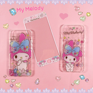 卡通美乐蒂适用于iphone6splus苹果7手机壳melody可爱SE保护壳tpu