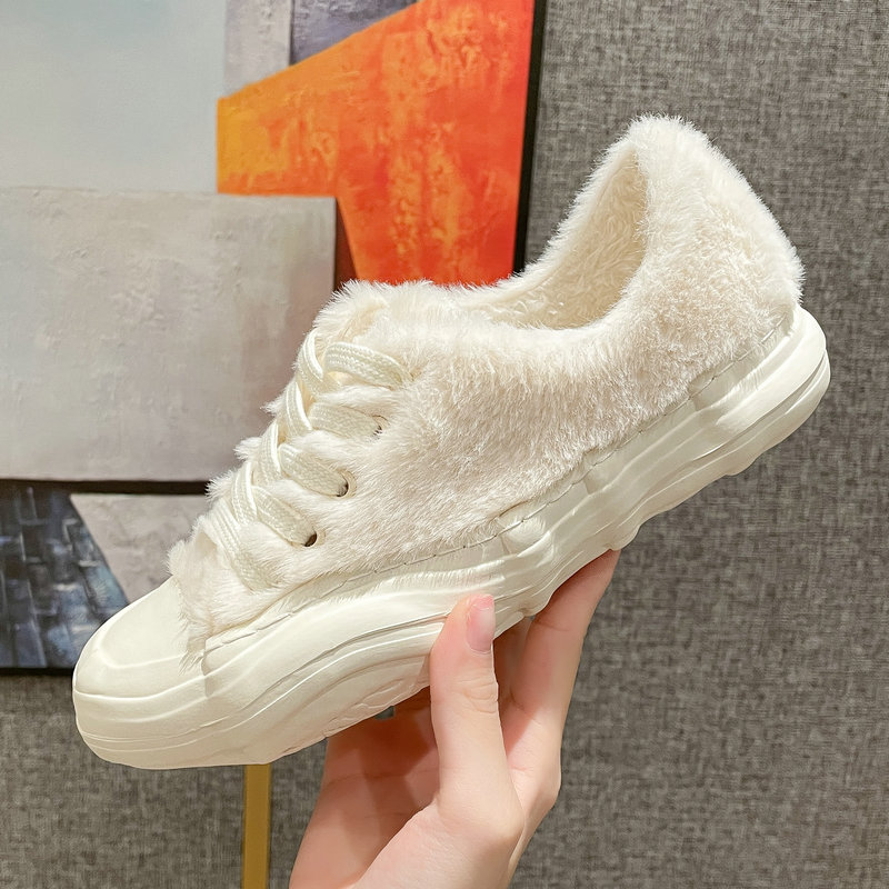 清仓~毛毛鞋女冬外穿新款