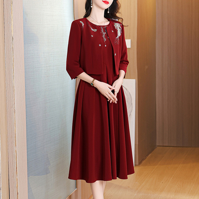 喜妈妈婚宴礼服高端轻奢