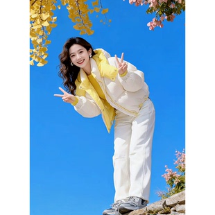 2025新款羽绒棉服洋气独特冬装超好看连帽棉衣外套超火保暖棉衣女