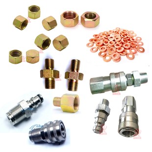千斤顶配件预应力油泵油管油嘴帽垫片堵头快速接头张拉油咀铜垫片