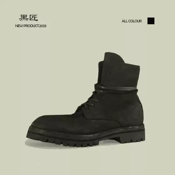 Guidi JXM 795V men's boots with frosted surface and suede horse buttocks leather for autumn and winter, Martin boots for men's short boots