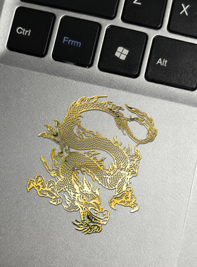 龙图腾金属贴手机贴纸
