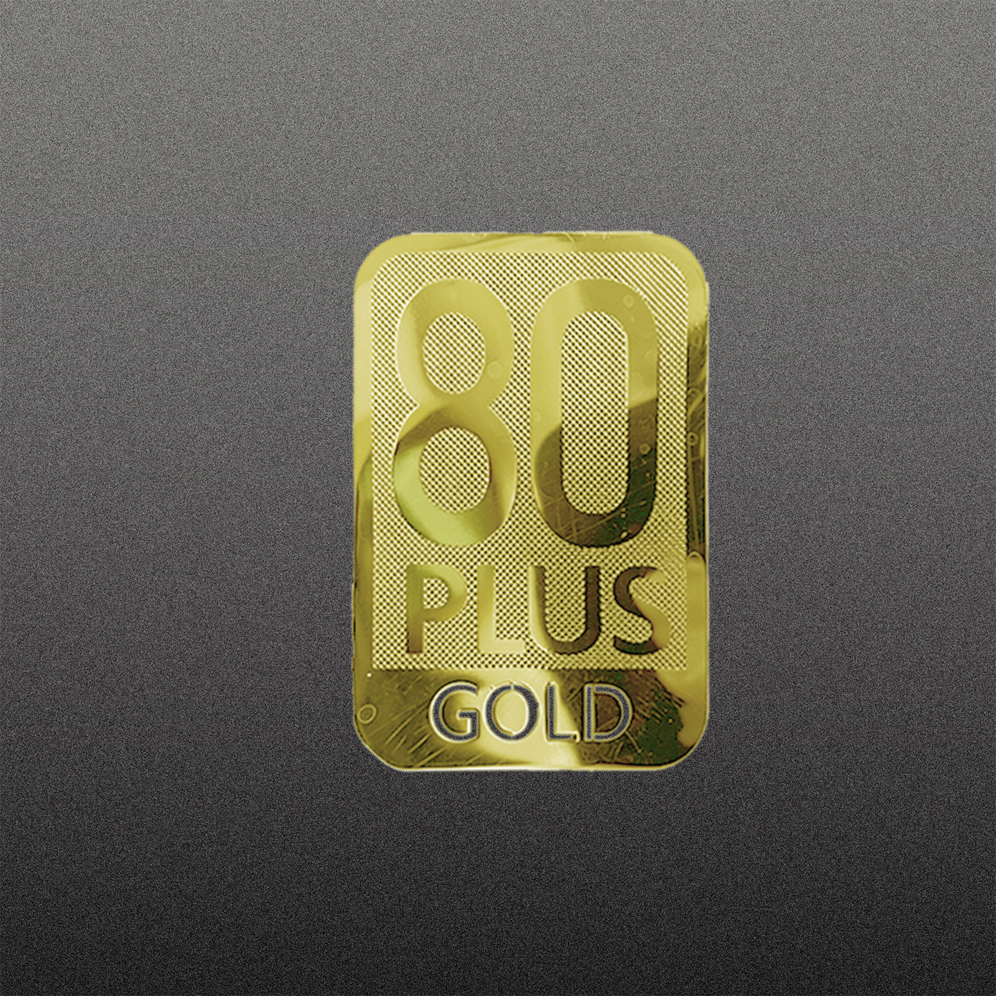 电源80plus金牌 银牌铂金电脑主机金属贴纸 机箱风扇显卡装饰贴