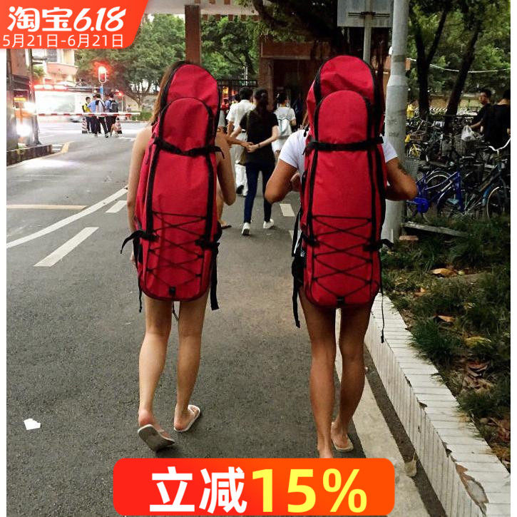 自由潜水狩猎长脚蹼包袋专业长鸭蹼便携式蛙鞋包浮潜装备双肩背包
