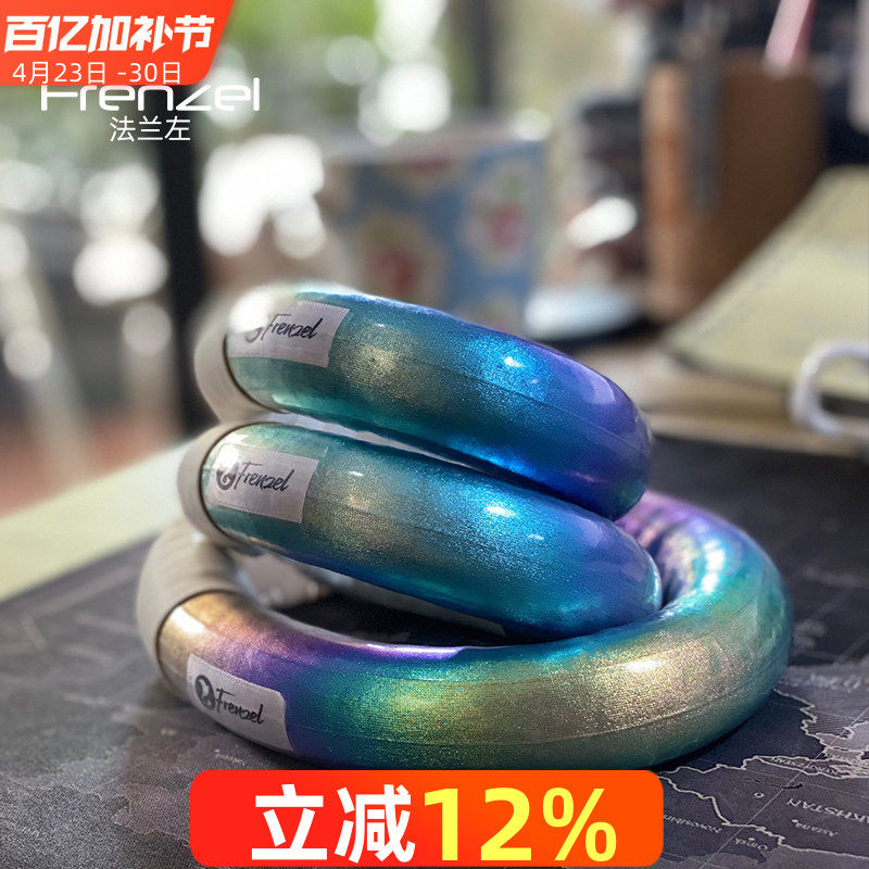 FRENZEL法兰左2.5-4kg变色龙金属色迷彩自由潜颈部配重深度训练