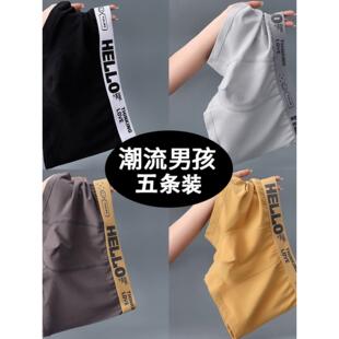 潮流四角短裤 男士 2023新款 纯棉抗菌全棉裆透气男生运动男式 头 内裤