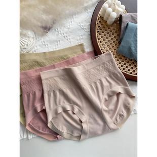 不勒提臀无痕亲肤透气三角裤 女莫代尔抗菌裆高腰大码 收腹内裤 3条