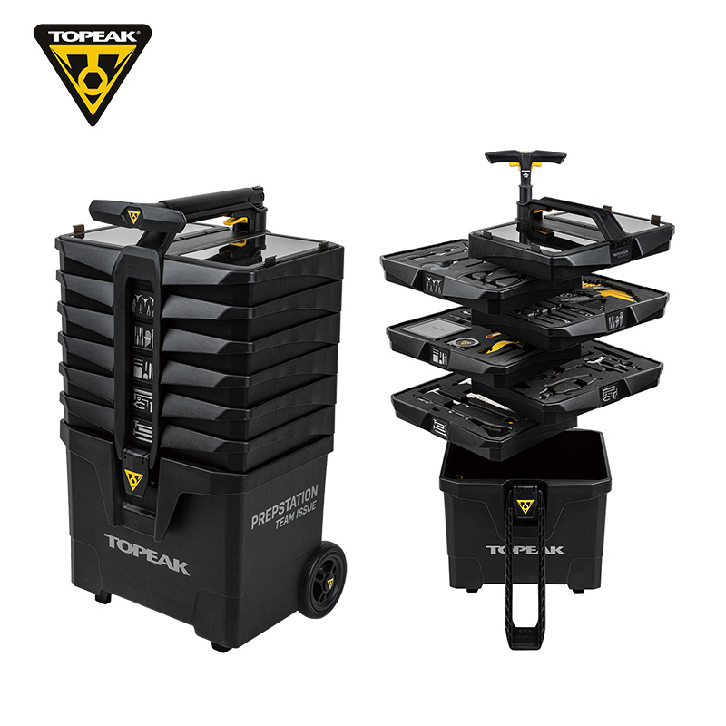 TOPEAK自行车工具箱组合套装移动工作站车店DIY修车维修箱TPS-06