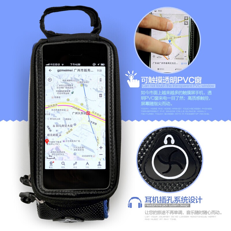 Sacoche pour vélo mixte - Ref 2216287 Image 3