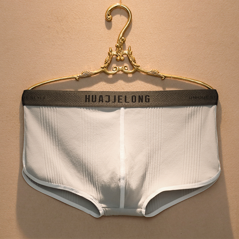 hotbody男士内裤纯棉四角防勒腿
