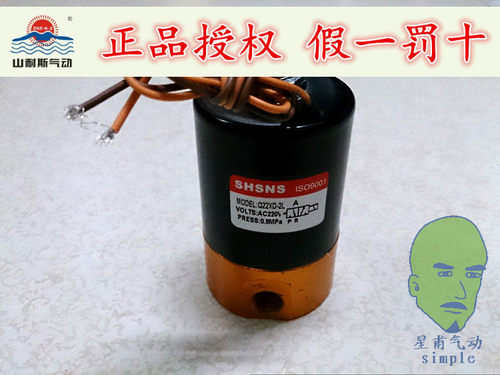 先导阀 Q22XD-2L Q23XD-2L DC24V AC110V AC220V 上海山耐斯SHSNS