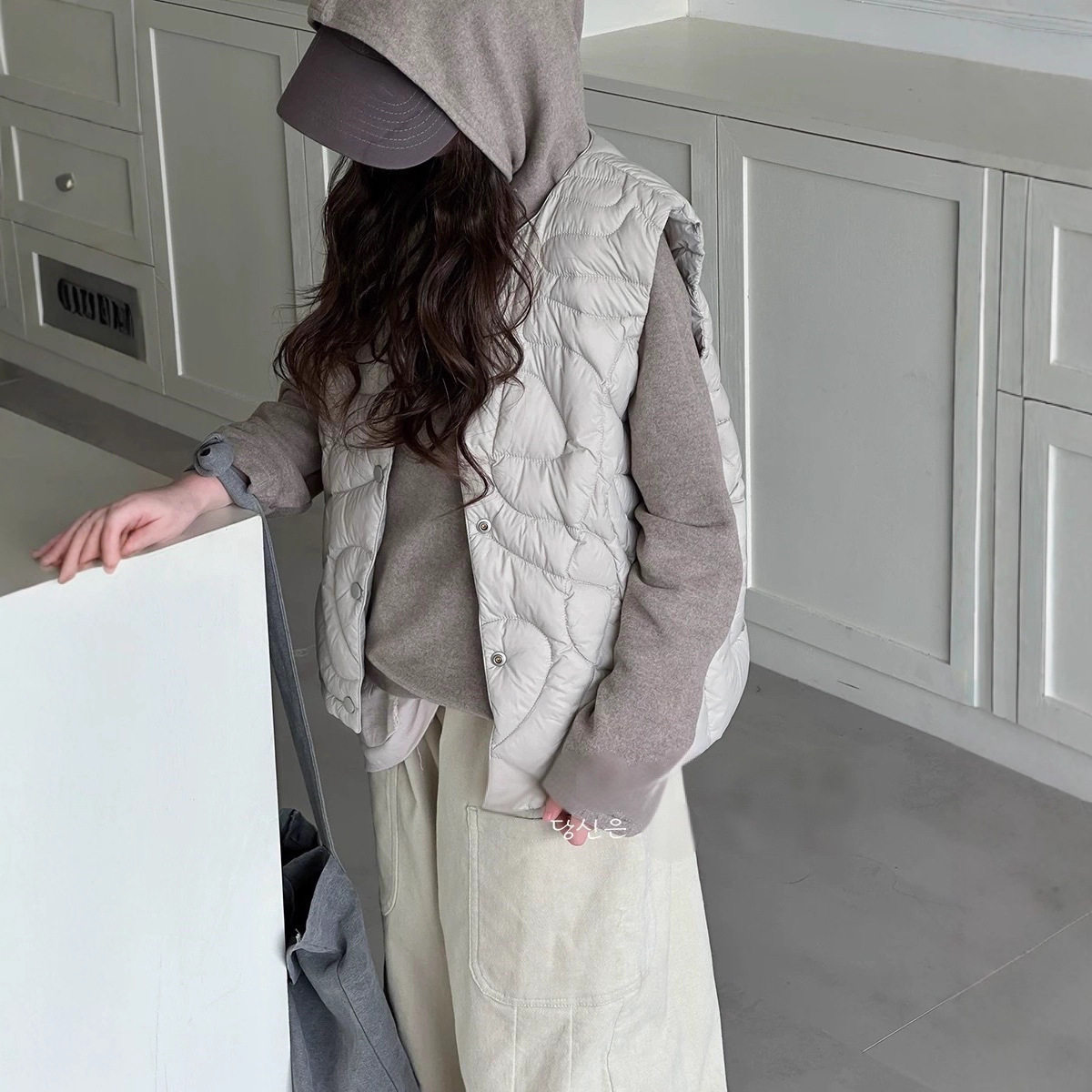 儿童中大童韩版棉服马甲2025秋冬新款男女童外穿马夹保暖背心潮