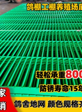 热镀锌鸽舍工棚钢格板地网铁格栅养殖猪狗笼漏粪板底网排水沟盖板