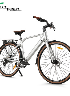 cmacewheel电动自行车青少年变速单车男式上班代步成人男女通用