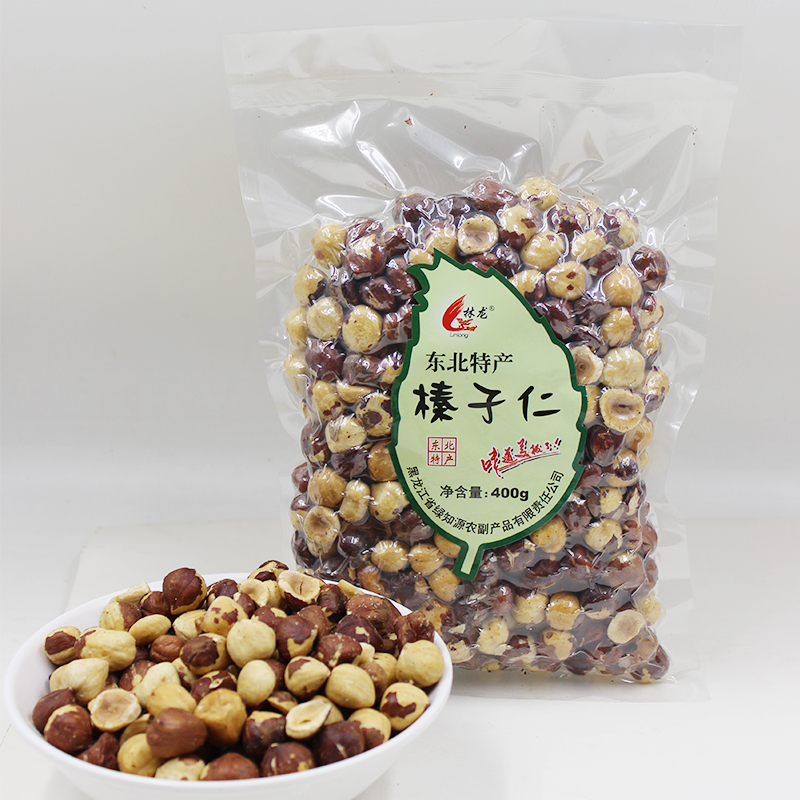 林龙生榛子仁袋装榛仁黑龙江省特产零食坚果果仁东北特产400g新品