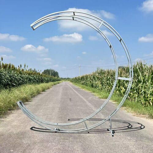 月亮铁架拱门月亮舞台摆件