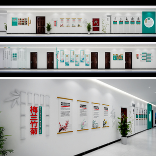 全新企业廉洁文化墙源文件,社区廉洁长廊文化墙,校园廉洁设计