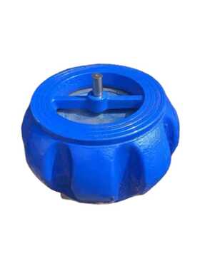 H71XT-16南瓜对夹式消声止回阀弹簧南瓜型逆止阀止回阀DN40-DN300