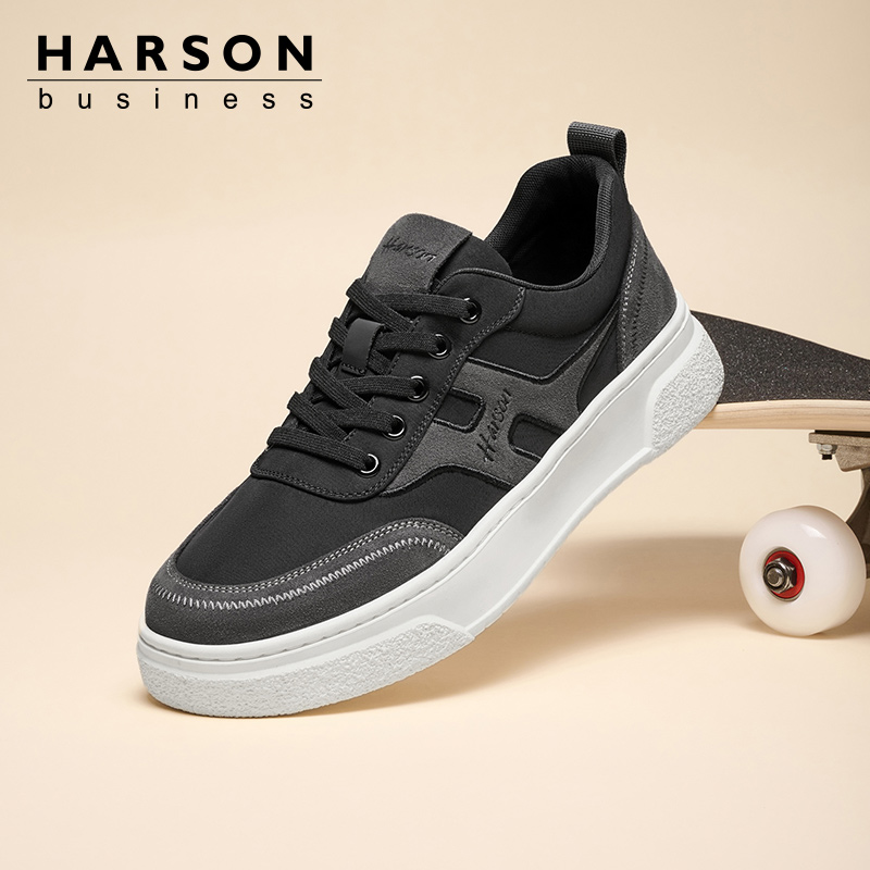 哈森男鞋2025春季舒适透气