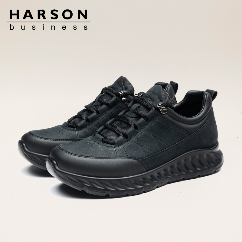哈森男鞋新款户外运动男士休闲鞋