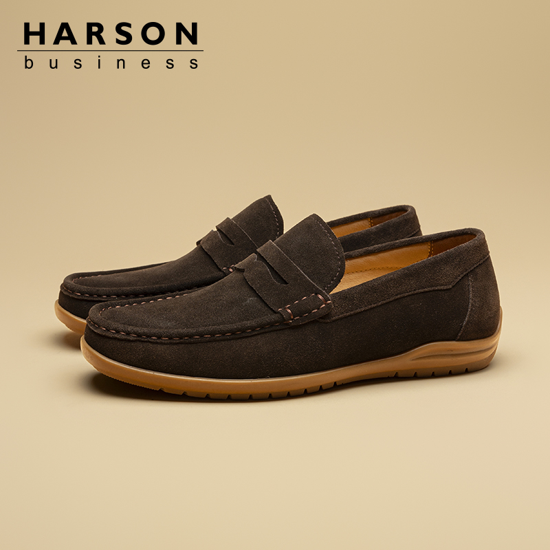 哈森男鞋2025新款商务