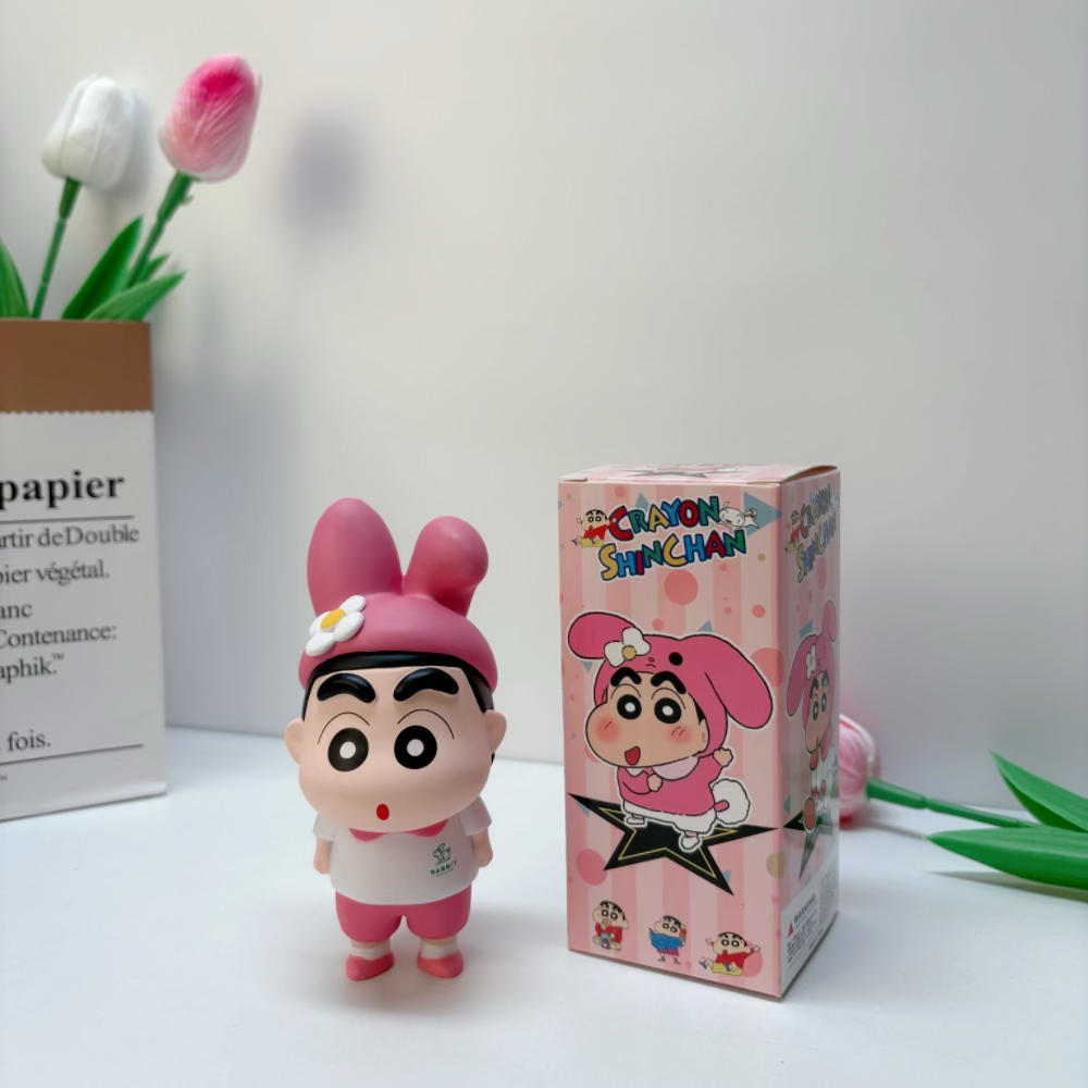 三丽欧蜡笔小新美乐蒂可爱家居车载摆件潮玩盲盒礼物手办公仔周边