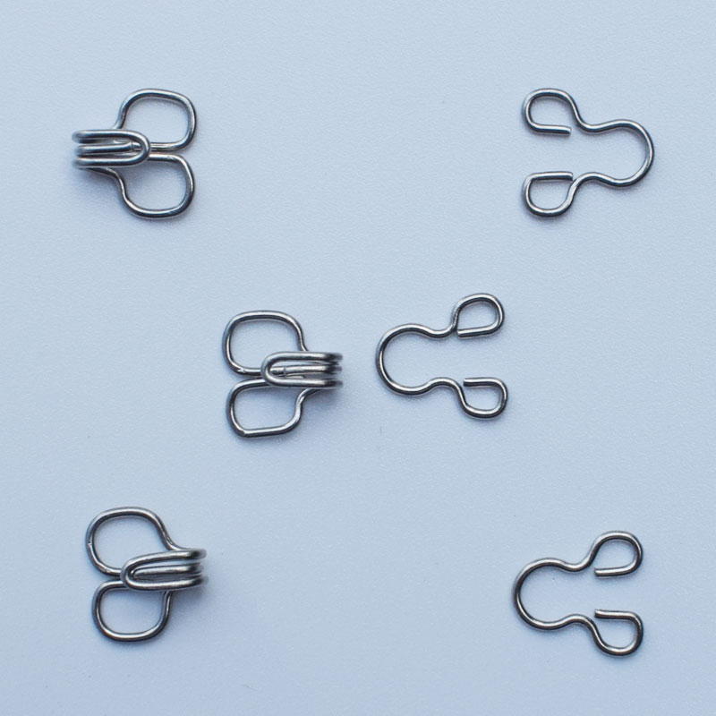 防走光隐形扣金属风纪扣小领钩