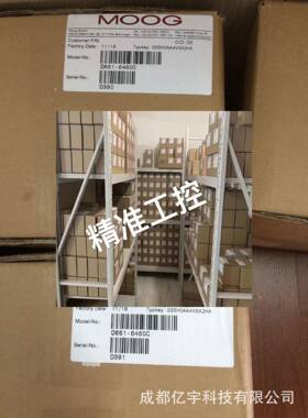 MOOG穆格伺服阀D661-4443C/G45JOAA6VSX2HA大量现货议价