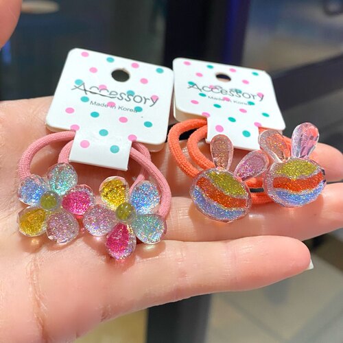 扎头发绳女宝宝小兔子橡皮筋