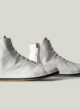 英国潮牌Hard Graft 男款Sneakers休闲鞋 球鞋 高帮真皮鞋 男鞋