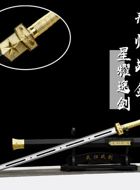 龙泉戎归战剑汉剑一体龙骨退伍纪念送战友礼品刻字收藏摆件未开刃