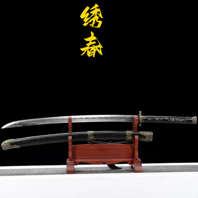 龙泉绣春刀高锰钢唐横刀剑