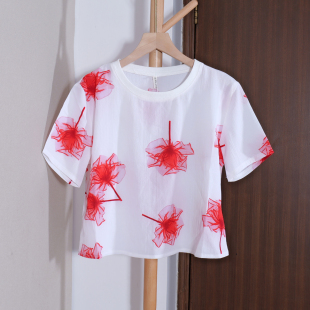 休闲风T恤衫 2025年新款 宽松显瘦百搭韩版 短袖 上衣服简约气质 女装