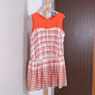 百搭气质韩版 宽松拼接印花连衣裙子中长款 休闲风潮 女装 2025年新款