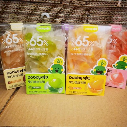 Dobby哆比果C啵皮果汁软糖103g