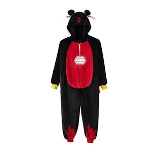 幼儿园亲子走秀服装哪吒儿童衣服演出服敖丙玩偶服装女童连体睡衣