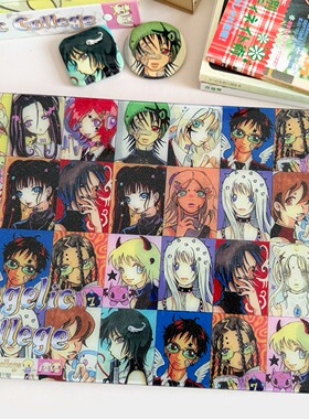 RUKAWAZx奥莉蛙Oliwa原创复古天使学园适用苹果电脑笔记本MacbookproM4/air 14/13寸满天星亮面保护壳