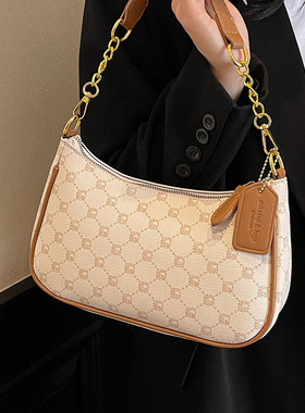 今年流行高级感手机包2026新款百搭链条腋下包时尚质感单肩斜挎包