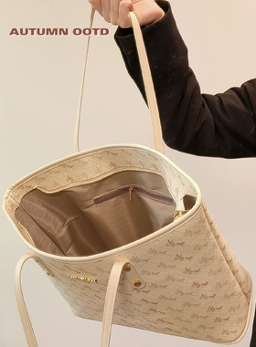 包包通勤大包女2026新款网红爆款百搭单肩包小众质感大容量托特包