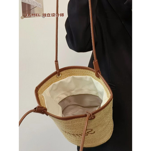 温度托特包大容量编织