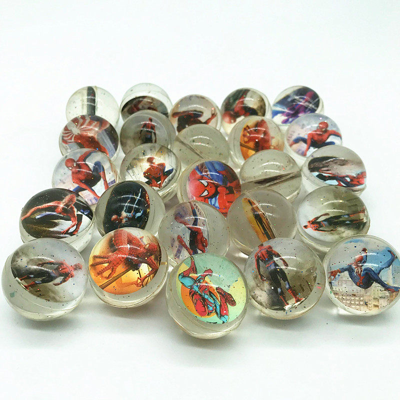 32号混装橡胶球弹力球一元扭蛋机专用实心跳跳球儿童玩具球弹弹球