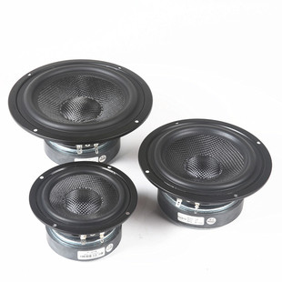 玻纤编织音盆 音箱单元 4寸5寸6.5寸中低音喇叭中音通透 低音有力