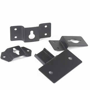 多款音箱挂钩单向横铁挂片中置环绕小音响画框挂墙铁挂钩（单片）