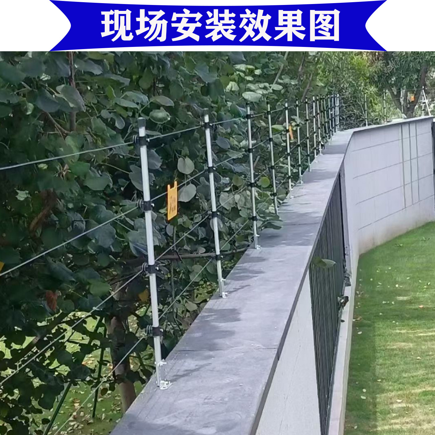 智能电子脉冲围栏系统电子围墙畜牧脉冲电网电子围墙报警器电围栏