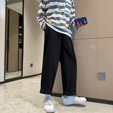 港风内景模特大码色男士宽松裤黑休闲港风DSA012k232p55，男装休闲裤，星座415A（原A012）