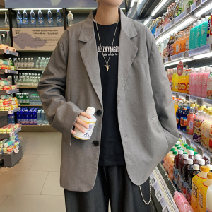 男士港风大码西服潮流浅灰男装韩版大dsa012xf901p80,男装西服,星座415A（原A012）