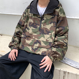 港风双面男士迷彩外套双面系外套DSA012-jk902-p80，女装短外套，星座415A（原A012）