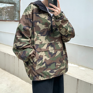 港风两面服男士迷彩外套双面系外套DSA012-jk902-p80图片